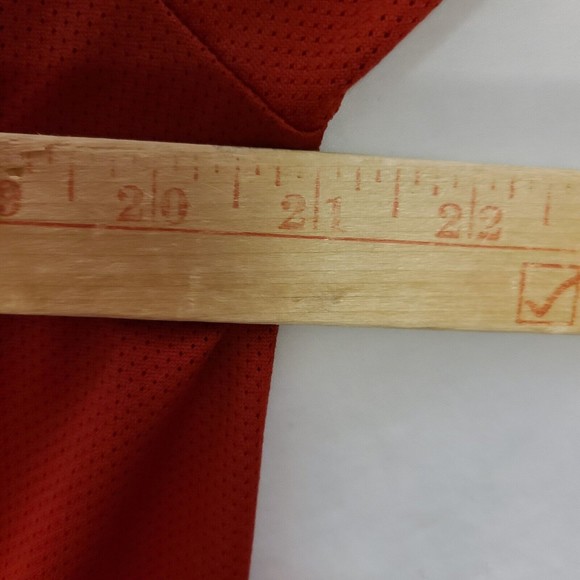 Nike Dri-Fit UV Mens Red Short Sleeve Collared Polyester Golf Polo Shirt Sz L - Picture 8 of 11